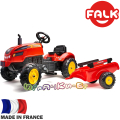 FALK Детски трактор с отварящ се капак и ремарке X-Tractor 2046AB