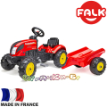 FALK Детски трактор с ремарке Country Farmer 2058L Red