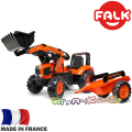 FALK Трактор с ремарке и гребло Kubota Orange 2060AM