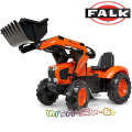 FALK Трактор фадрома с педали Kubota Orange 137676