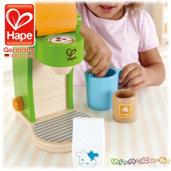 Hape - Детска дървена кафе машина