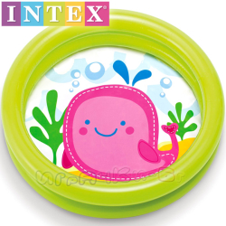 Intex Бебешки басейн Весели животинки Кит 59409