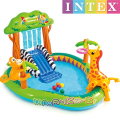 Intex Надуваем забавен център с пързалка Jungle 57155NP