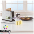 2015 KidKraft - Детски дървен тостер с аксесоари 63373