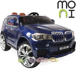 Moni Акумулаторен джип BMW M5X металик RD500 Blue