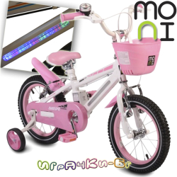 Moni Детски велосипед със светеща рамка 14" Pink 1490