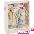 NICI My First Комплект - играчка+кърпичка за гушкане Магаренцето Мули 46997