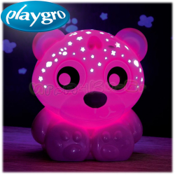 Playgro Нощна лампа-проектор Мече Pink PG-0210