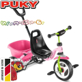 PUKY Детска триколка с родителски контрол CEETY Pink/Kiwi 2219