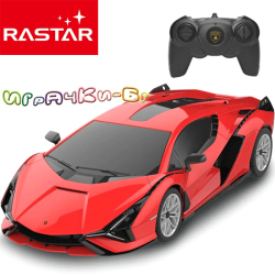 Rastar Кола Lamborghini Sian Red Radio/C 1:24 97800