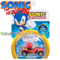 Jakks Pacific Sonic The Hedgehog Мини количка с фигурка Knuckles 1:64 Асортимент