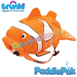 Trunki - Детска раничка PaddlePak Клоун в оранжево
