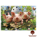 Wentworth - "Трите малки прасенца" 592506 Дървен пъзел