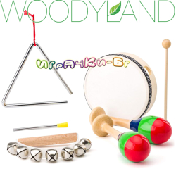 Woodyland Комплект с музикални инструменти 91713