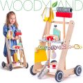 WoodyLand Дървен комплект за почистване "Малката домакиня" 91934