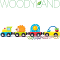 Woodyland Детско дървено влакче 93057