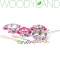 Woodyland Детски метални съдове за готвене 91884