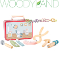Woodyland Дървен зъболекарски комплект в чантичка 91982