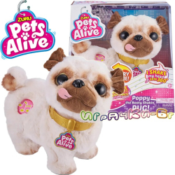 Zuru Pets Alive Интерактивно танцуващо кученце мопс Попи 9521