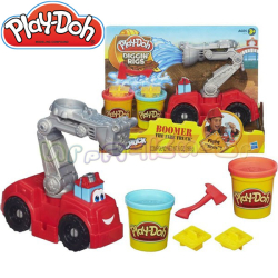 Hasbro - Play-doh Diggin'Rigs Комплект Пожарна с пластелин А5418