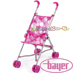 2022 Bayer Сгъваема количка за кукли Buggy Pink 30541AA
