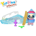 YooHoo & Friends Животинче 1бр. Комплект Снежен сет сноуборд 73278